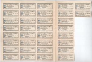 Nagyszeben 1895. "Nagy-Szebeni Földhitelintézet" záloglevele 500K-ról német és magyar nyel...