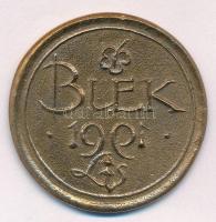 Lapis András (1942-) 1991. "Capricorn (Bak) / BÚÉK" bronz emlékérem (41mm) T:XF