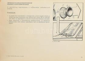 1984 Trabant 601, 601S, 601S de luxe típusú személygépkocsi üzemeltetési útmutatója, Lipcse, VEB Fac...