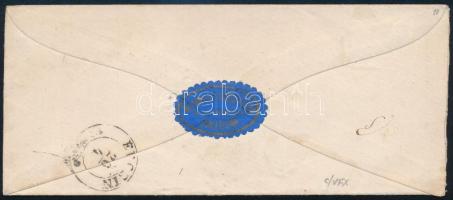 ~1870 5kr on domestic cover "SIKLÓS / BARANYA" - "ERCSIN" ~1870 5kr távolsági le...