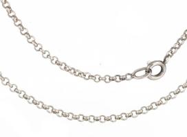 Ezüst(Ag) nyaklánc + karkötő, jelzett, h: 20 és 69 cm, nettó: 10,4 g