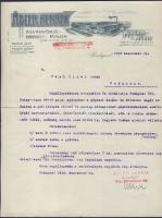 1919 Adler Henrik fejléces számla