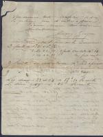 1873-1874 2 osztrák hotelszámla + francia fejléces levél / 2 Austrian hotel- + French invoice