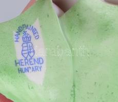 Herendi 3 darab rózsa és levél, sérültek, hiányosak