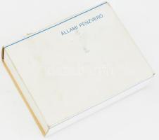 Állami Pénzverő kiváló katona fémdoboz, benne tüzérségi állományjelzés, élenjáró katona, kiváló kato...