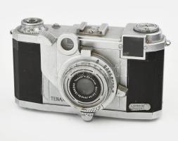Zeiss Ikon Tenax II kamera Tessar 1:2,8 f:4 cm objektívvel. bőr, jó állapotban
