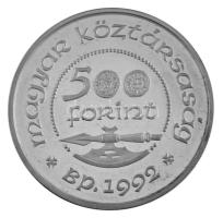 1992. 500Ft Ag "Szent László" műanyag dísztokban T:UNC (PP)
Adamo EM125