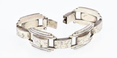 Ezüst(Ag) karperec, jelzett, h: 18,5 cm, nettó: 28,5 g