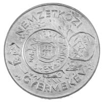 1979. 200Ft Ag "Nemzetközi gyermekév" műbőr tokban T:BU patina Adamo EM57