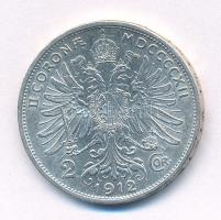 Ausztria 1912. 2K Ag "Ferenc József" T:XF,VF 
Austria 1912. 2 Corona Ag "Franz Josep...