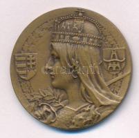 ~1925. "Magyar Királyi Állami Pénzverő Látogatási Érme" bronz emlékérem (36mm) T:AU