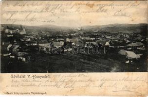 1904 Vajdahunyad, Hunedoara; látkép, vár. Ideal könyvnyomda kiadása / general view, castle (EM)