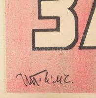 1942 Esélyi ruha kötelező c. magyar film bolgár plakátja, rendezte: László Cserépy László, Horváth Á...