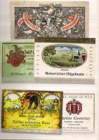 94 klf. német borcimke a 50-es - 70-es évekből