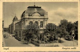 Szeged Hungária Szálló villamossal