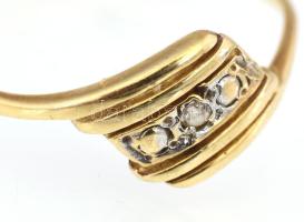 14 arany (Au) gyűrű jelzett m: 51 , 1 g