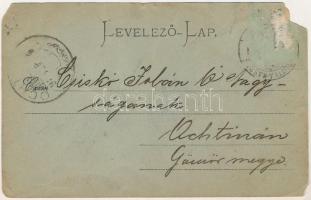 1898 (Vorläufer) Tátra, Magas-Tátra, Vysoké Tatry; Vendéglő és Szentiványi villa a Csorba-tónál / Cs...