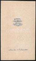 1862 II. Lajos (1845-1886) bajor király portréja, keményhátú fotó H. Holz müncheni műterméből, 10,5×...