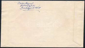 1952 MABÉOSZ ajánlott Budapest helyi FDC