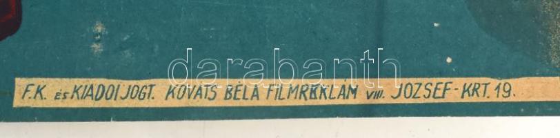 cca 1940 Az Angyalvár börtöne (Oltre l'amore) filmplakát, rácsplakát, főszereplők: Alida Valli,...