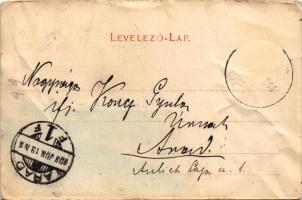 1903 Szajol (Alföld), Római katolikus templom, pályaudvar, régi vasútállomás, Lippich Gusztáv vármeg...