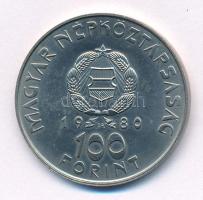 1980. 100Ft Ni "Szovjet-magyar közös űrrepülés" T:AU Adamo EM61