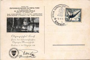 1936 Berlin XI. Olympische Spiele / 1936. évi nyári olimpiai játékok / 1936 Summer Olympics s: Schro...