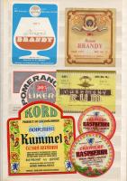 153 klf. Csehszlovák szeszesital cimke a hatvanas-hetvenes évekből