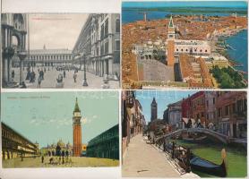 VELENCE - 46 db régi és modern város képeslap / VENEZIA, VENICE - 46 pre-1945 and modern town-view postcards