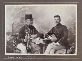 1883-1930 Nagybaczoni Nagy Béla (1882-1962) altábornagy, Vilmos bátyjának fotóalbuma, 68 fényképpel ...