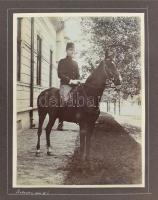 1883-1930 Nagybaczoni Nagy Béla (1882-1962) altábornagy, Vilmos bátyjának fotóalbuma, 68 fényképpel ...