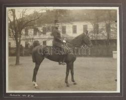 1883-1930 Nagybaczoni Nagy Béla (1882-1962) altábornagy, Vilmos bátyjának fotóalbuma, 68 fényképpel ...