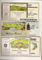 94 klf. német borcimke a hatvanas-hetvenes évekből