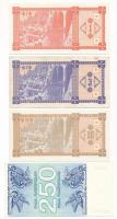 Grúzia 1993. 1K-250K (4xklf) T:AU-F az egyiken folt
Georgia 1993. 1 Kuponi - 250 Kuponi (4xdiff) C:...