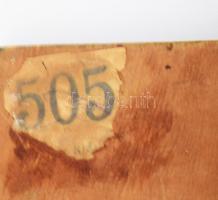 Gammel József (1896-1974): Élet az utcán. Olaj, rétegelt falemez. Jelzett. Hátoldalán 1930-40 körüli...