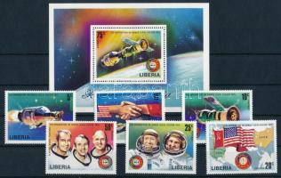 American-Soviet space exploration set + block, Amerikai-szovjet űrkutatás sor + blokk