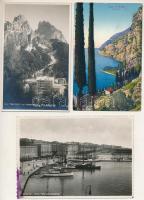 15 db régi olasz város képeslap / 15 pre-1945 Italian town-view postcards