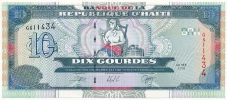 Haiti 2000. 10G T:UNC Haiti 2000. 10 Gourdes C:UNC Krause P#265a