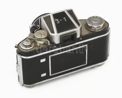 Ihagee Exakta Varex Ia fényképezőgép, Carl Zeiss Tessar 2,8/50 (50 mm f/2.8) objektívvel, sapkával