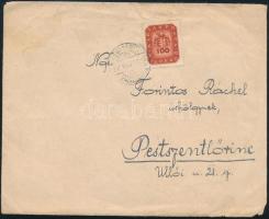 1946 (17. díjszabás) Levél 21 db bélyeggel / Cover with 21 stamps