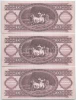 DN "Játékszín - 100Ft" színpadi kellékpénz (7x) T:AU