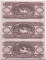 DN "Játékszín - 100Ft" színpadi kellékpénz (7x) T:AU