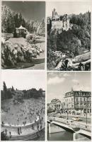 40 db MODERN fekete-fehér erdélyi város képeslap az 50-es és 60-as évekből / 40 modern black-and-whi...