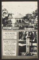 1982 Abony városáról összeállított képes album (leporelló), fényképezte: Járdány Gyula, össz. 20 db ...