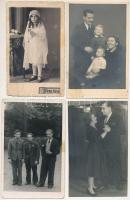 80 db régi és modern fotó képeslap vegyes minőségben / 80 pre-1945 and modern photo postcards in mix...