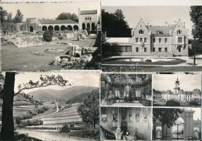 70 db modern fekete-fehér magyar város képeslap / 70 modern black-and-white Hungarian town-view postcards