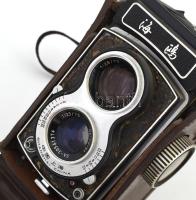 Seagull 4 kínai Rolleiflex utánzat fényképezőgép Haiou 3,5/75mm objektívvel. jó állapotban / camera ...