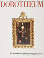 Dorotheum árverési katalógus, az arisztokrácia tárgyai témakörben, 2019.