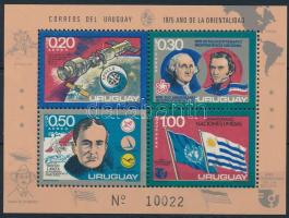 Uruguay függetlenségének 150. évfordulója: Évfordulók és események kisív, 150th anniversary of the Independence of Uruguay: Anniversaries and events mini sheet