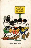 1932 Ye Mouse Trappe. Three Blind Mice! Mickey Mouse. Walter E. Disney A. R. Co. i. B. 1797. (fl)